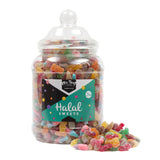 Halal Sweets Fizzy Mix Tangy Gift Jar Medium or Large Mr Beez