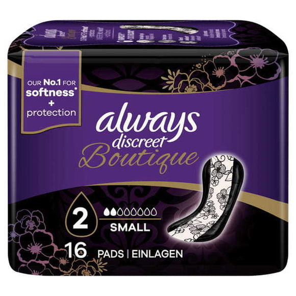 always discreet boutique small 16's box of 6 (96)