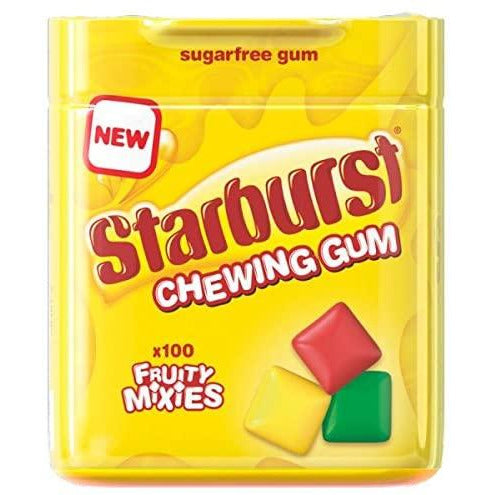 4 x Starburst Fruity Chewing Gum 100 Fruity Mixies