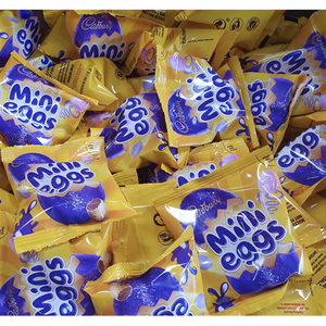 50 x Cadbury’s Mini Eggs 38.5g Bags Best Before 31/07/2020