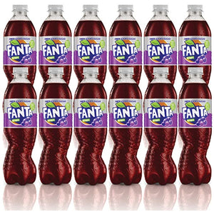 Pack Of 12 Fanta Grape Zero Added Sugar 500ml Bottles Best Before Date End June 2020