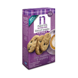 12!!! x nairns gluten free biscuits 160gm YES 12 boxes, oats, blueberry, raspberry Best Before 04.05.2020