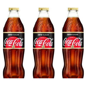 Case Of 12 Coke Zero Sugar 500ml Vanilla Coca-Cola Best Before End June 2020