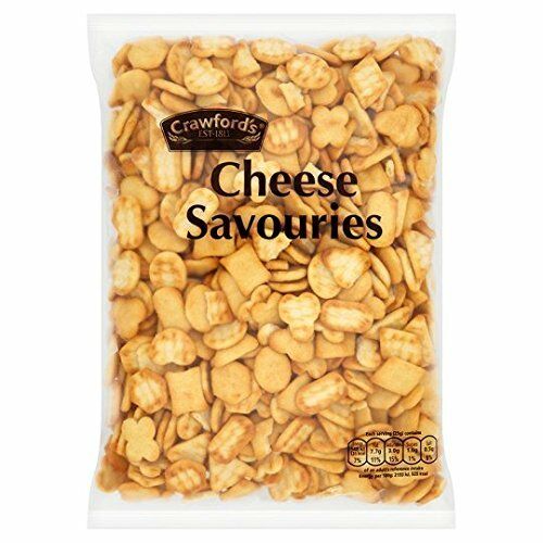 6 x Crawfords Cheese Savouries (325G) - Cheesy Snacks - Cheese nibbles