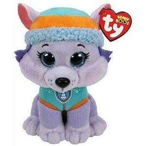 Everest Husky Plush Soft Toy, Paw Patrol, Ty Beanie Boo's Collection 6" (15cm)