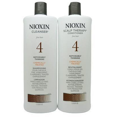 Nioxin System 4 Duo - 1000ml Shampoo & Conditioner Fine Hair