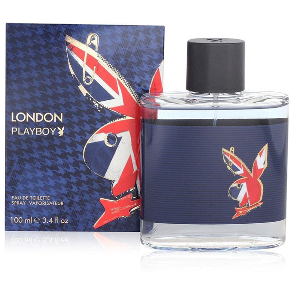Playboy London Eau de Toilette 100ml Spray For Him Homme Mens Imperfect Box