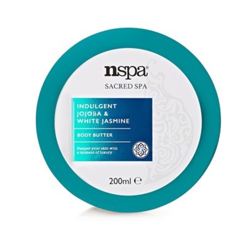 nspa indulgent jojoba & white jasmine body butter 200ml
