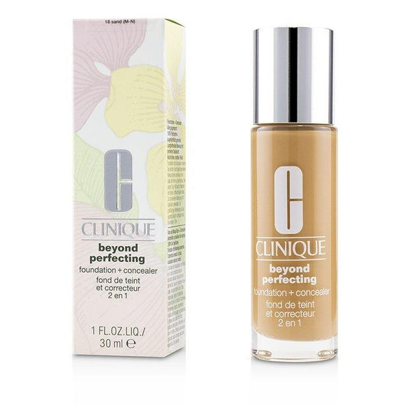 Clinique Beyond Perfecting Foundation + Concealer 18 Sand 30ml