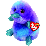 Zappy The Purple Platypus Plush Soft Toy, Ty Beanie Boo's Collection 6" (15cm)