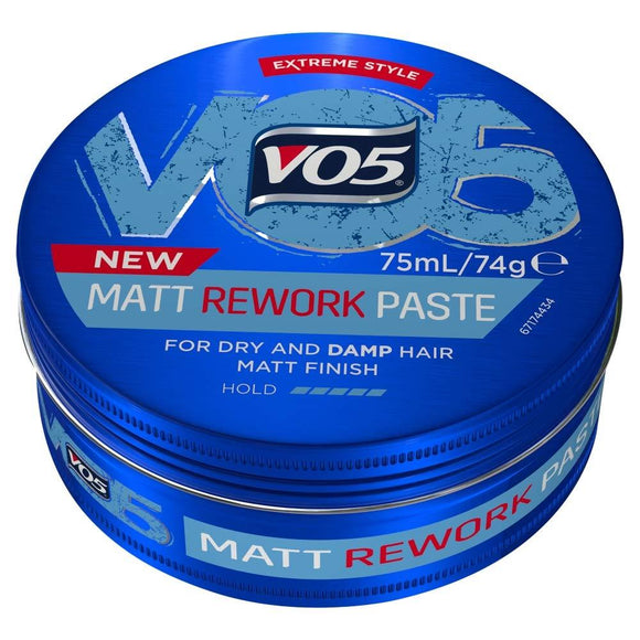 VO5 Extreme Style Matt Rework Paste, 75 ml
