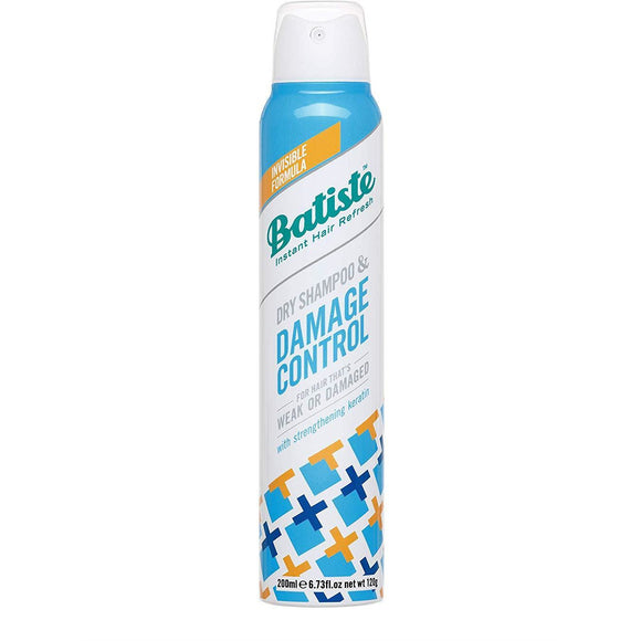 2 x Batiste Damage Control Dry Shampoo 200ml