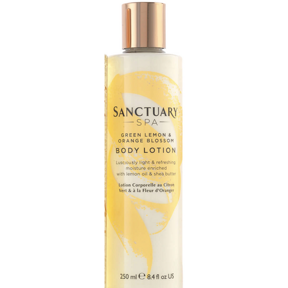 Sanctuary Spa Green Lemon and Orange Blossom Body Lotion, 250 ml