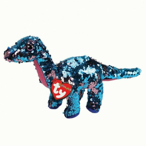 Ty Flippables Tremor the Dinosaur Sequin Soft Toy 15cm