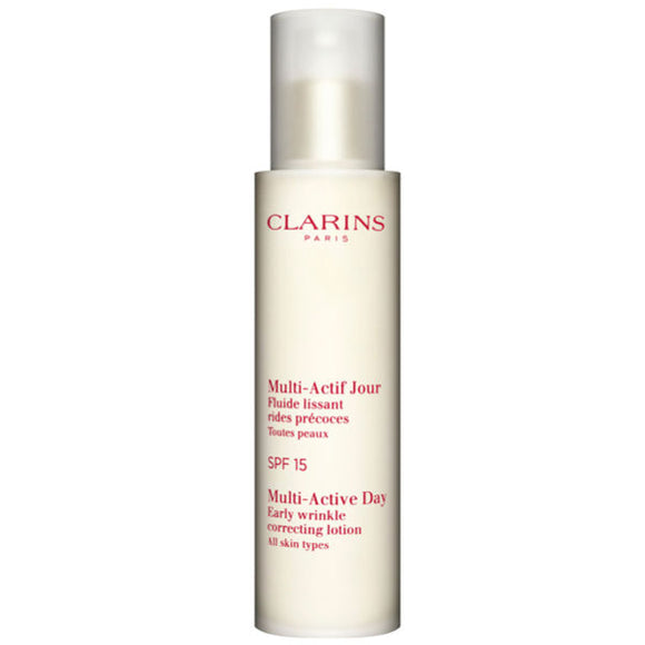 Clarins Multi Active Day Early Wrinkle Correcting Lotion Spf15 All Skin Types (50ml) Unboxed
