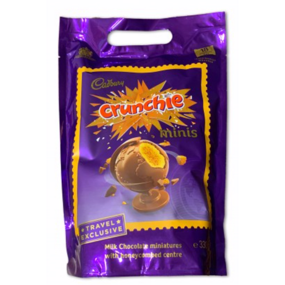 Cadbury Crunchie Miniatures 18 Bars 330g Bag