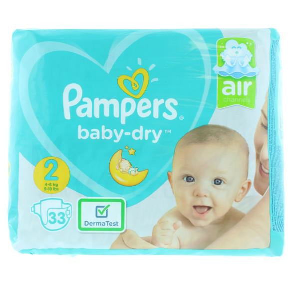 Pampers Baby-Dry Pants Air 33 Nappies Size 2