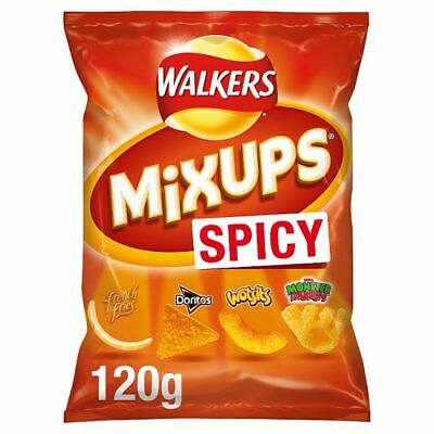 walkers mix ups full case of 9 x 120g bags best before 11.07.2020