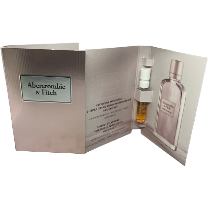 ABERCROMBIE & FITCH First Instinct Pink ladies Eau de Parfum 2ml sample spray x 2 