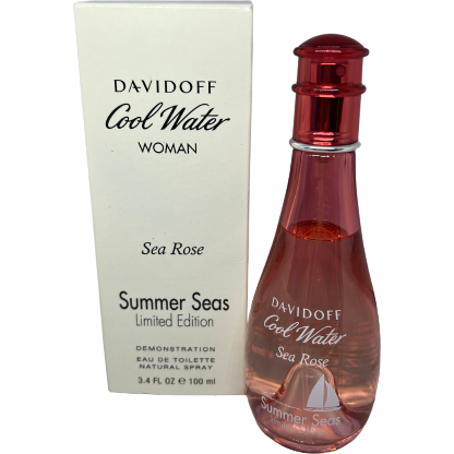 Davidoff Cool Water Sea Rose Summer Seas Limited Edition 100ml TESTER