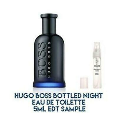 boss hugo boss eau de toilette bottled night 5ml