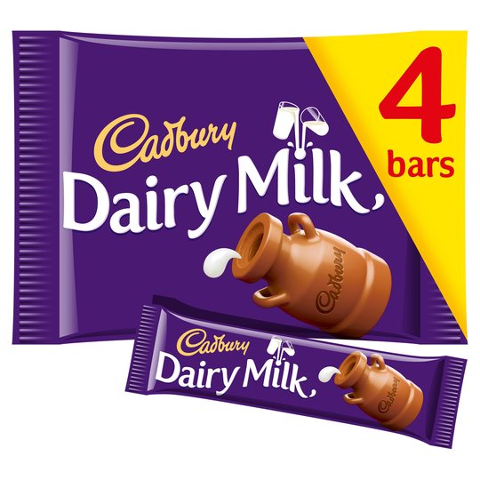 Box Of 14 x Cadbury Dairy Milk 4 Packs