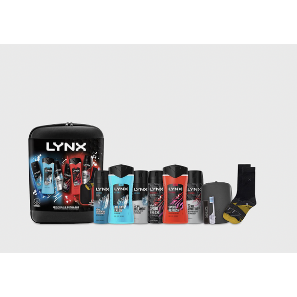 Lynx Ultimate Weekender Gift set LARGE HARDCASE