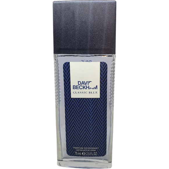 david beckham deodorant spray classic blue parfum for men  75 ml